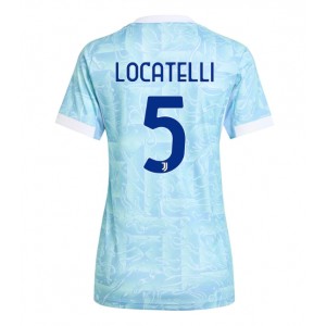 Fotbalové Dres Juventus Manuel Locatelli #5 Dámské Venkovní Oblečení 2025-26 Krátký Rukáv